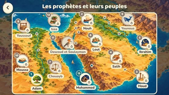 La carte des prophètes — capture du jeu