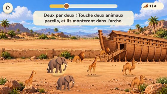 Deux par deux — capture du jeu