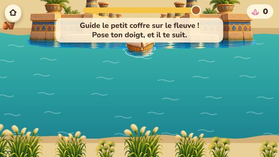 Le coffre sur le fleuve — capture du jeu