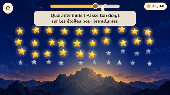 Les quarante nuits — capture du jeu